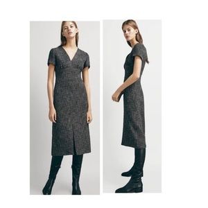 Gorgeous Massimo Dutti tweed midi dress
